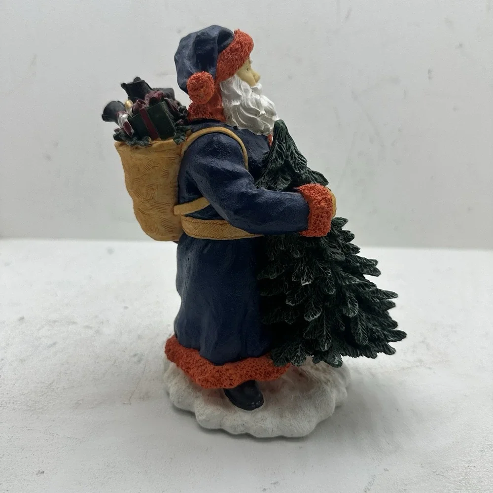 VTG New York Islanders Santa Figurine Memory Company NHL Christmas Decor Y2K 00s